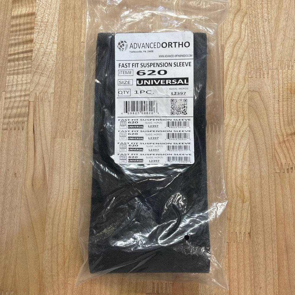 Advanced Ortho Fast Fit Suspension Sleeve 620 Universal Black L2397 NEW